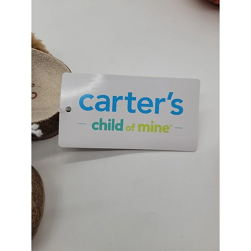 NEW Carter's Child Of Mine Baby Alya Clogs Girls Brown Size 2